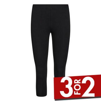 Se Decoy Bamboo Capri Sort Bambus 3XL Dame ved Timarco