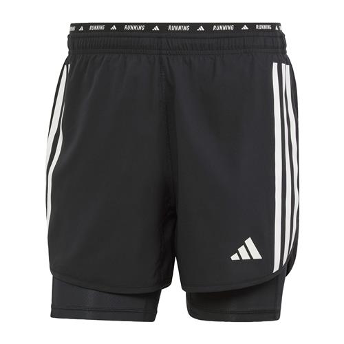 ADIDAS PERFORMANCE Sportsbukser 'Own The Run'  sort / hvid