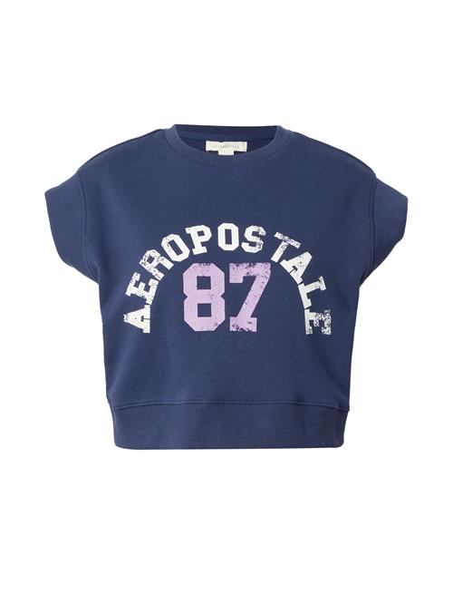 AÉROPOSTALE Sweatshirt  navy / lavendel / hvid