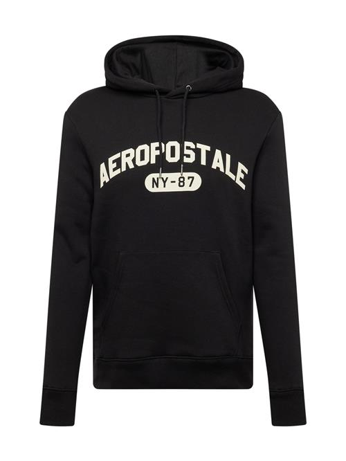 AÉROPOSTALE Sweatshirt  lysebeige / sort