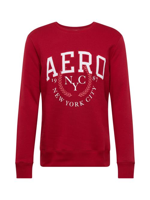 AÉROPOSTALE Sweatshirt 'NYC 1987'  rød / melon / hvid