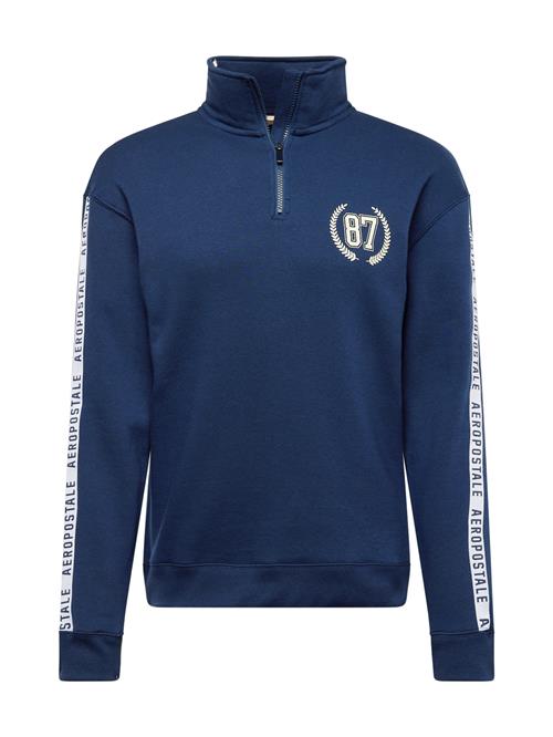 AÉROPOSTALE Sweatshirt  navy / hvid