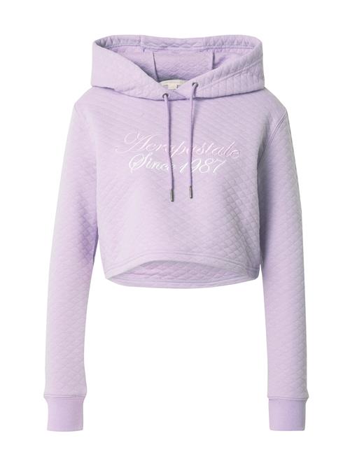 AÉROPOSTALE Sweatshirt  pastellilla / hvid