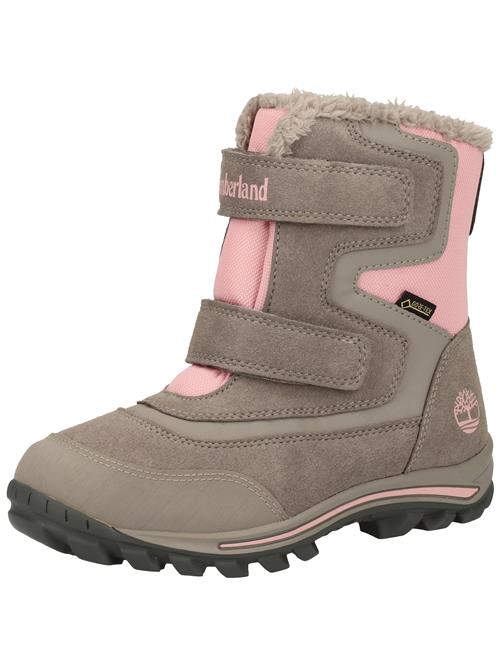 TIMBERLAND Snowboots 'Chillberg 2-Strap GTX'  grå / lyserød