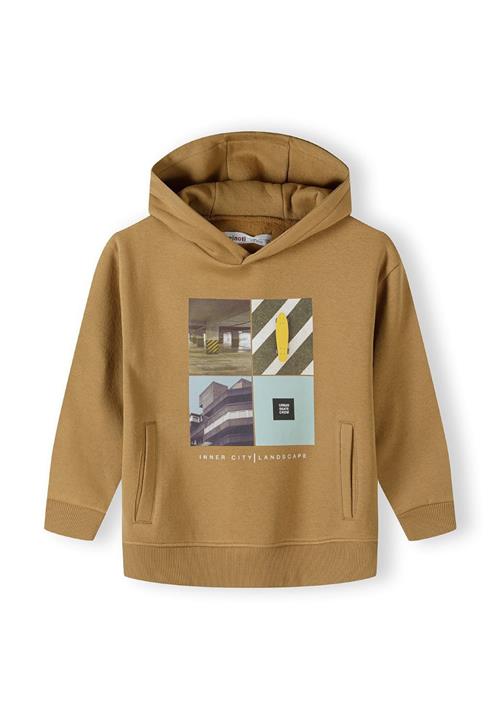 MINOTI Sweatshirt  lysebrun / mørkegrå / mint