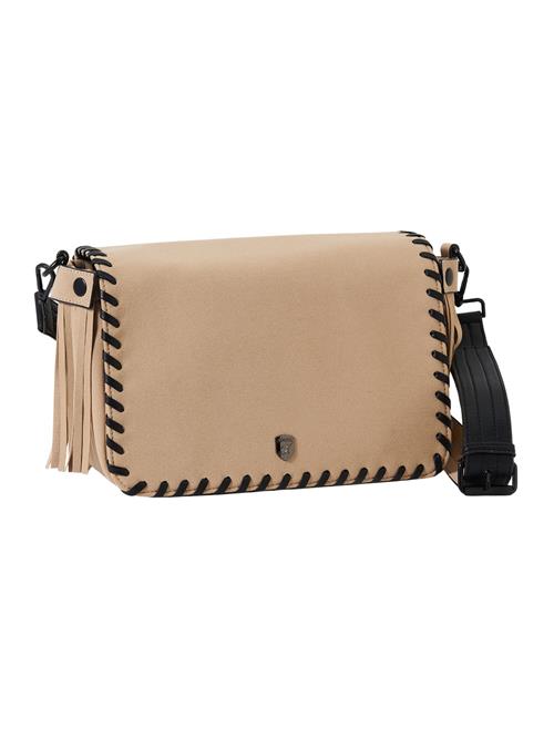 KOROSHI Clutch  beige / sort