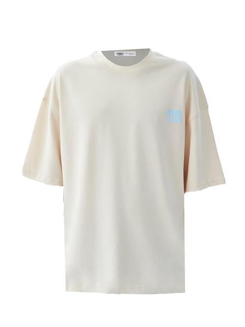 VAMOS CLO Bluser & t-shirts 'Pasadena'  creme / turkis / sort