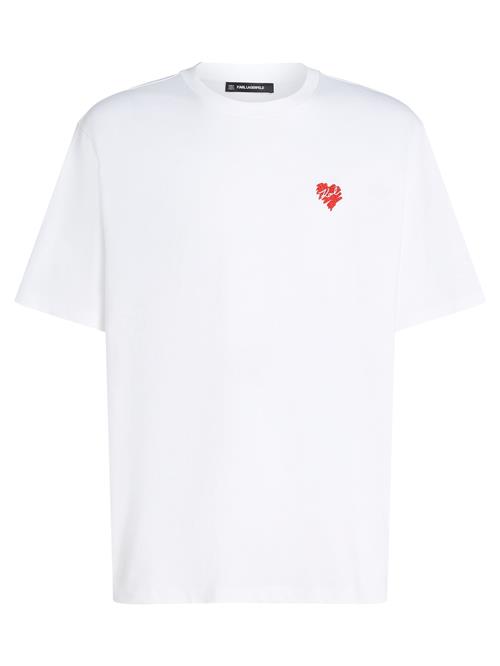 Karl Lagerfeld Bluser & t-shirts  blodrød / hvid