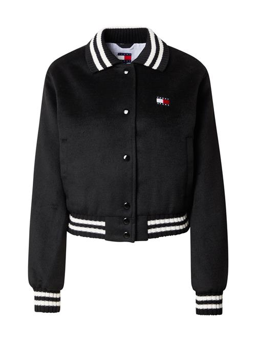 Tommy Jeans Overgangsjakke  sort / hvid