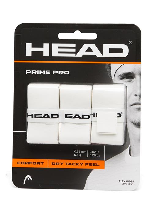 Head Head Prime Pro Tennis Overgrip Head White