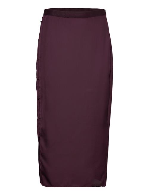 Ahlvar Gallery Pao Skirt Ahlvar Gallery Burgundy