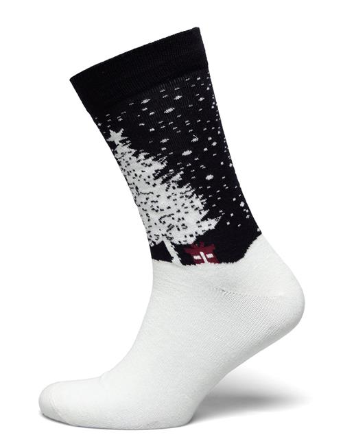 Lindbergh Christmas Bamboo Sock Lindbergh White