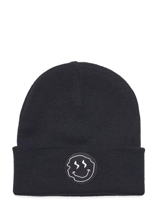 Pica Pica Smiley Beanie Pica Pica Black