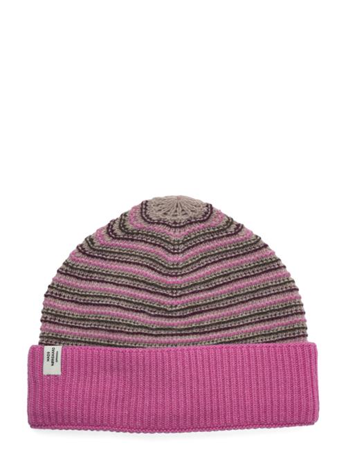 Mads Nørgaard Stripey Abbey Hat Mads Nørgaard Pink