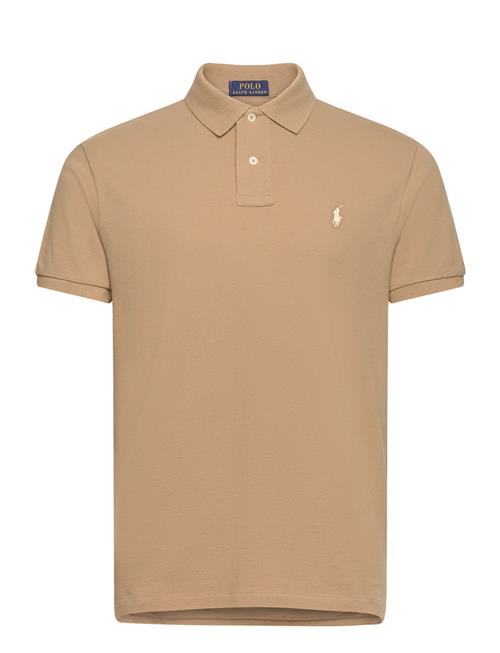 Polo Ralph Lauren Slim Fit Mesh Polo Shirt Polo Ralph Lauren Beige