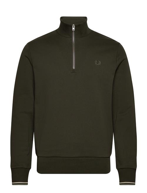 Fred Perry Half Zip Sweatshirt Fred Perry Green