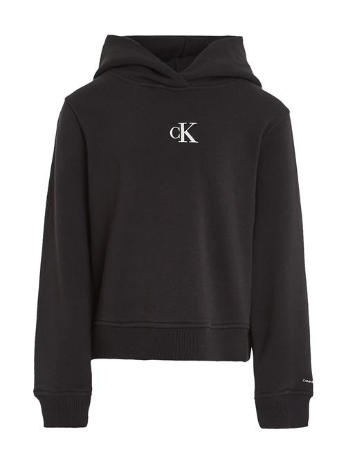 Calvin Klein Ck Logo Boxy Hoodie Calvin Klein Black