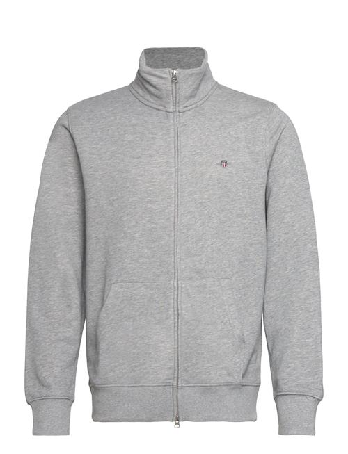 GANT Reg Shield Full Zip Sweat GANT Grey