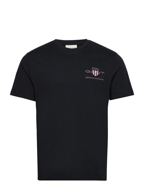 GANT Reg Archive Shield Emb Ss T-Shirt GANT Black