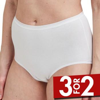 Decoy Trusser 5P Maxi Briefs Hvid økologisk bomuld Small Dame