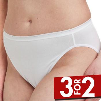 Decoy Trusser 5P Tai Briefs Hvid økologisk bomuld Small Dame