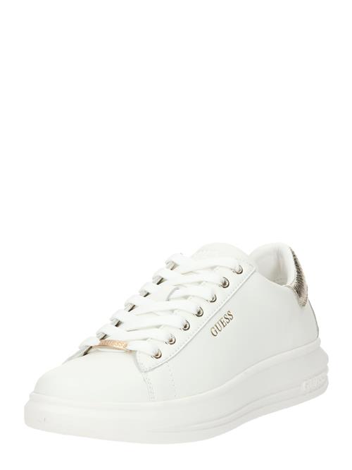 GUESS Sneaker low 'VIBO'  guld / hvid