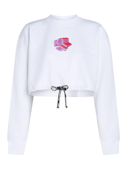 KARL LAGERFELD JEANS Sweatshirt  lilla / pink / hvid