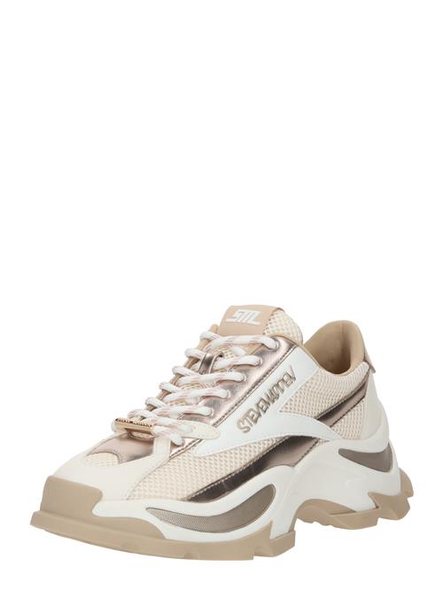 STEVE MADDEN Sneaker low 'Zoomz'  beige / creme / guld / hvid