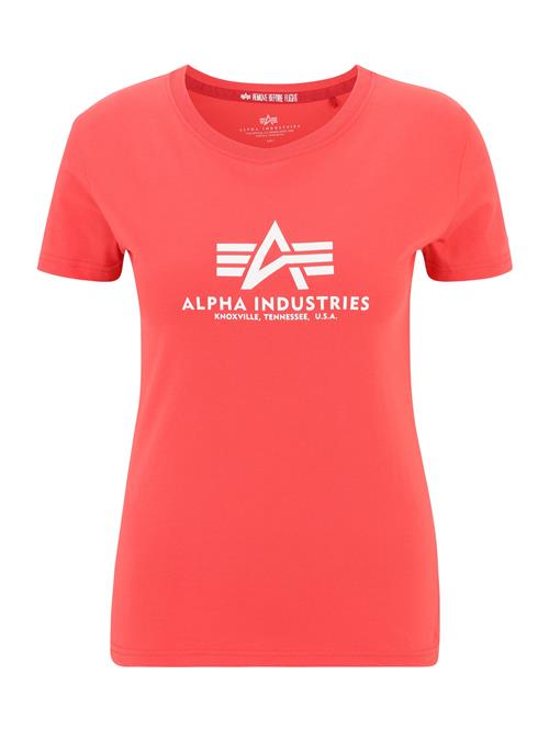 Se ALPHA INDUSTRIES Shirts  lys rød / hvid ved About You