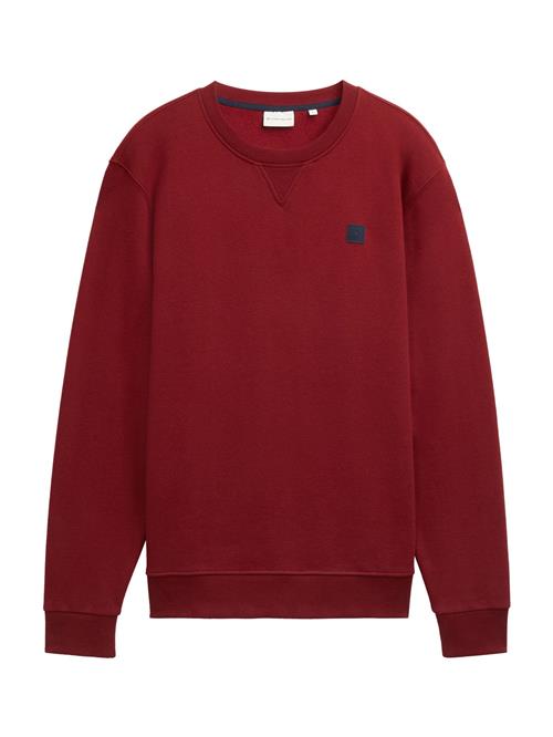 TOM TAILOR Sweatshirt  mørkerød