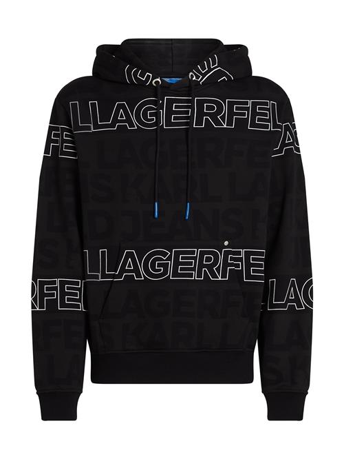 KARL LAGERFELD JEANS Sweatshirt  sort / hvid