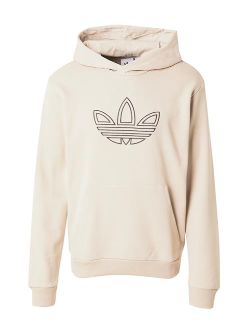 ADIDAS ORIGINALS Sweatshirt 'OUTLINE'  lysebeige / sort