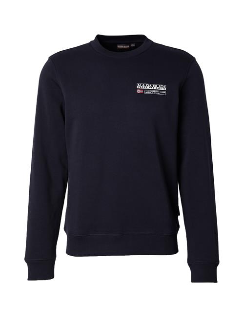 NAPAPIJRI Sweatshirt 'B-KASBA'  sort / hvid