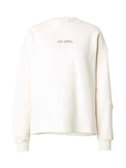 OH APRIL Sweatshirt 'Era Of Me'  lysebeige / pitaya