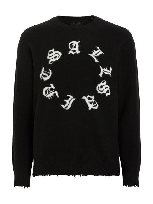 AllSaints Pullover 'SCRIPTURE'  sort / hvid