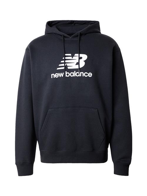 new balance Sweatshirt 'Essentials'  sort / hvid