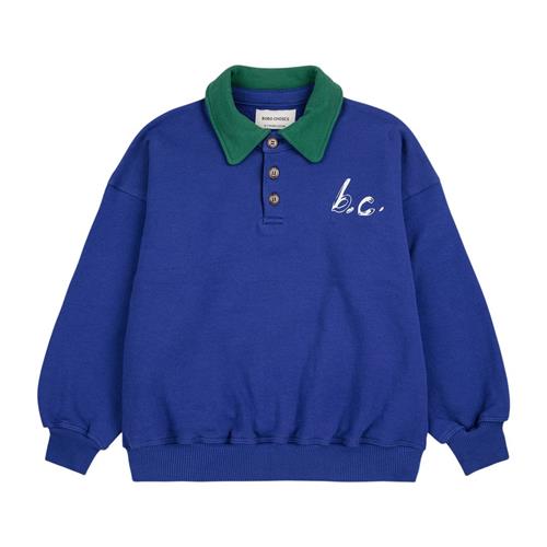 Bobo Choses BC polo sweatshirt BLUE BC Polo Blue | Blå | 10-11 years