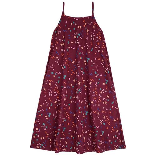 Bobo Choses Sparkles All Over Strap Woven Kjole Burgundy Red | Lilla | 10-11 years