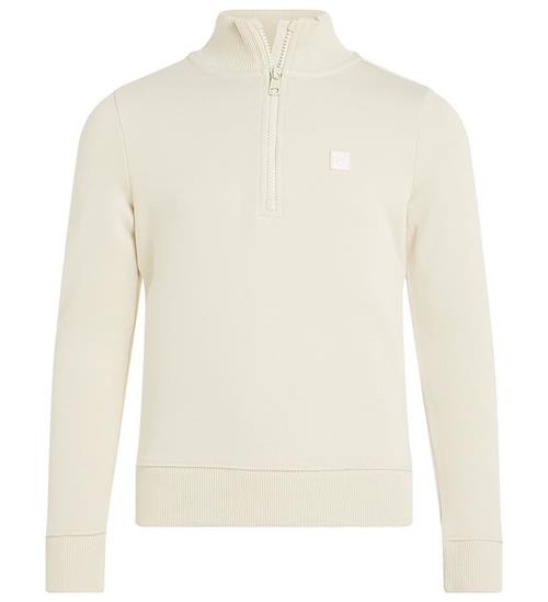 Calvin Klein Sweatshirt - Monogram Mini Badge Half-Zip - Turtled