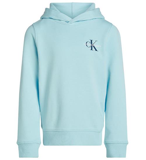 Calvin Klein Hættetrøje - Small Monogram - Ozone Blue