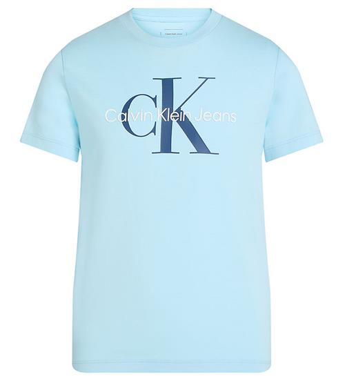 Calvin Klein T-shirt - Ck Monogram - Ozone Blue