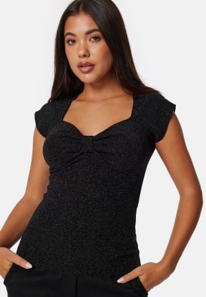 Se BUBBLEROOM Sweatheart Sparkling Top Black XL ved Bubbleroom