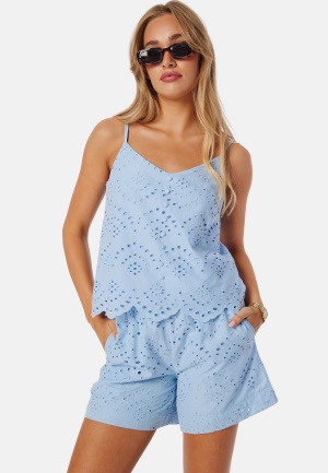 Se Pieces Pcvilde Strap Top Cashmere Blue XL ved Bubbleroom