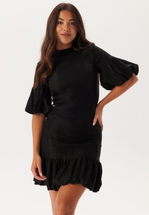 Se YAS Yasduraz 2/4 SHORT DRESS Short Black L ved Bubbleroom