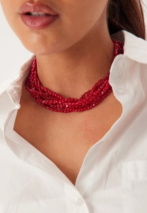 BY JOLIMA Biot Necklace Red Red Onesize