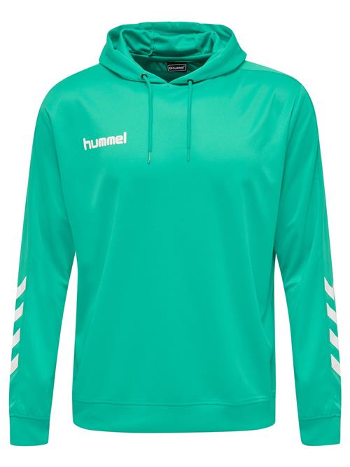 Hummel Sportsweatshirt 'Poly'  turkis / hvid