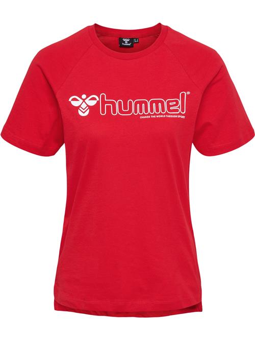 Hummel Funktionsbluse 'Noni 2.0'  rød / hvid