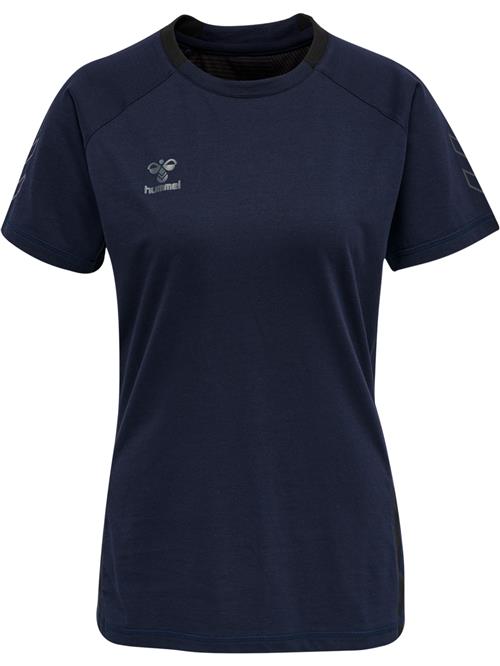 Hummel Funktionsbluse 'Cima'  mørkeblå / sølv