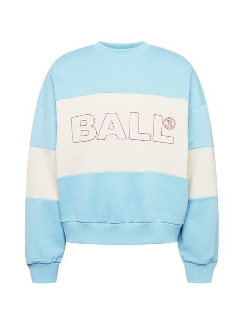 Ball Sweatshirt  lyseblå / rød / hvid