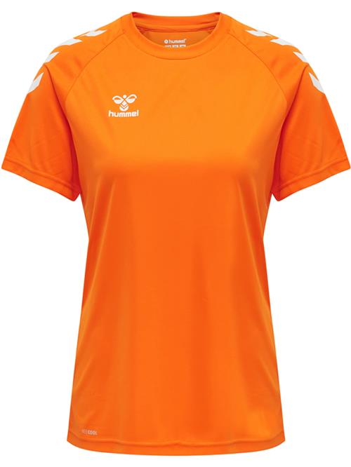 Hummel Funktionsbluse  orange / hvid